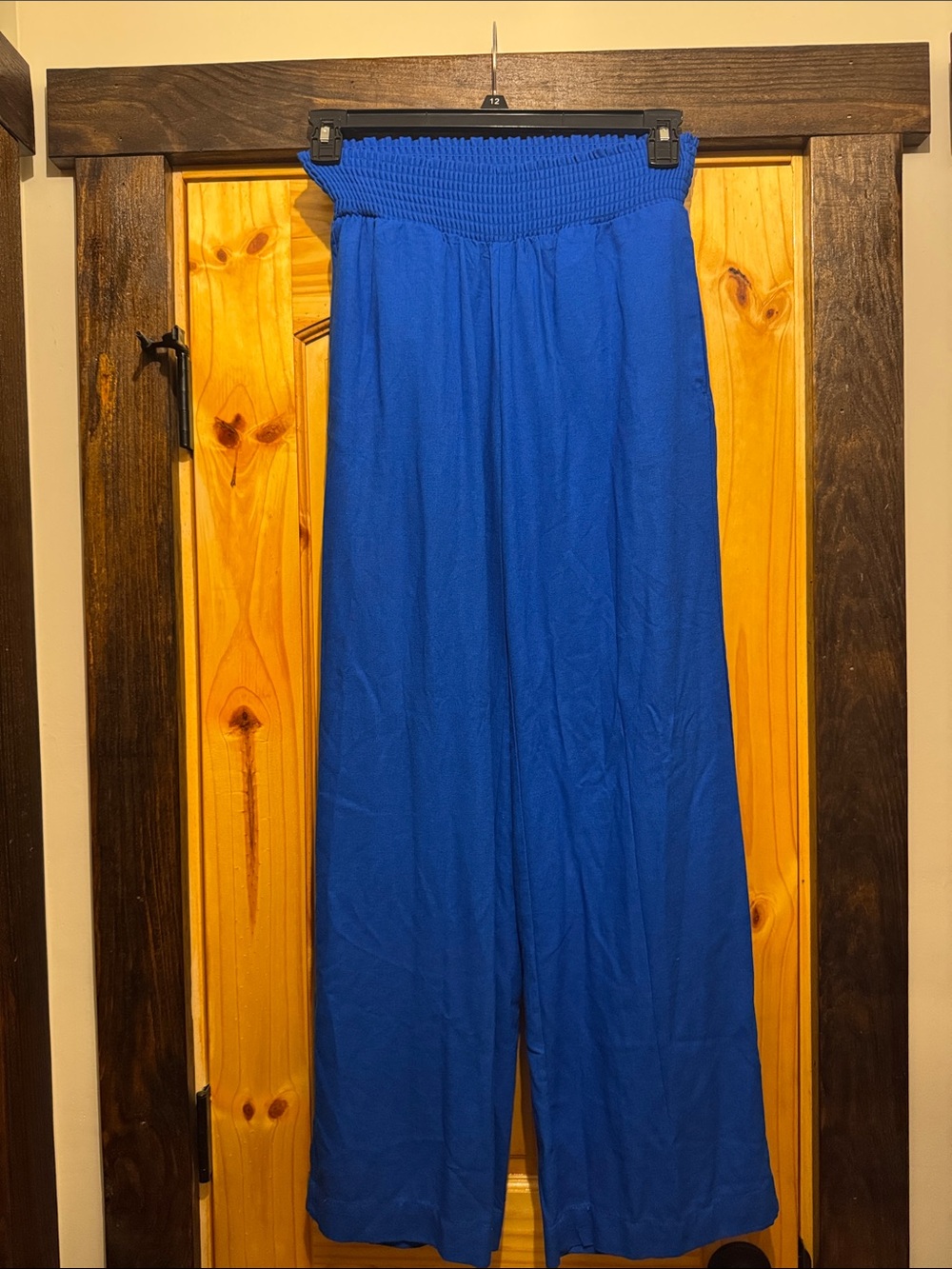 Love Tree Royal Blue Straight Leg Pants small